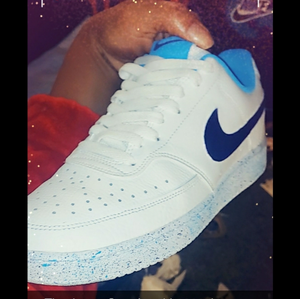 Custom court vision low women's sz 10